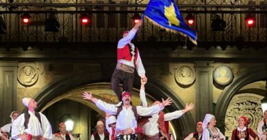 Grupos de Panamá, País Vasco, Castilla-LaMancha y Castilla y León, en la jornada de hoy del III Festival Internacional de Folclore Ciudad de Salamanca organizado por el Ayuntamiento 